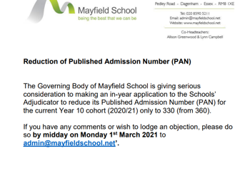 PAN Reduction Notification