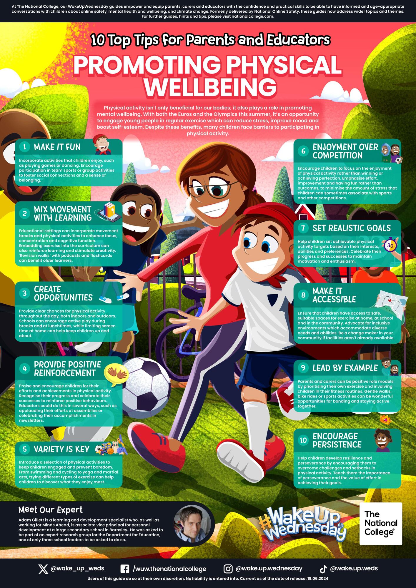 Promoting physical wellbeing