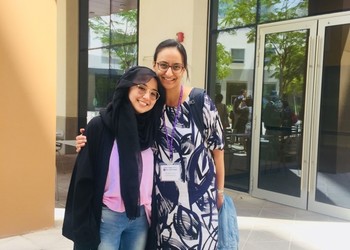 Teacher visits Alumni in Abu Dhabi